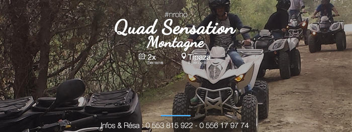 randonnee quad tipaza